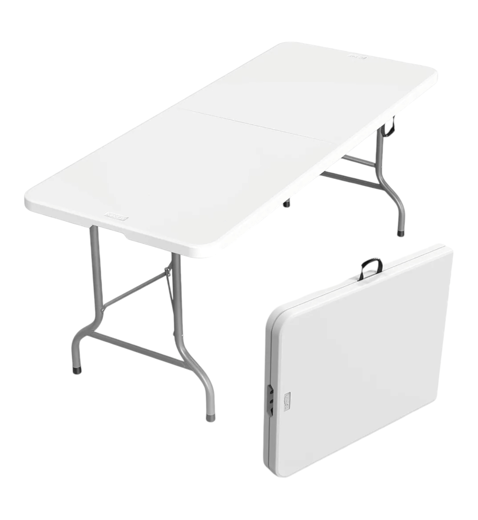 6 ft White Foldable Tables